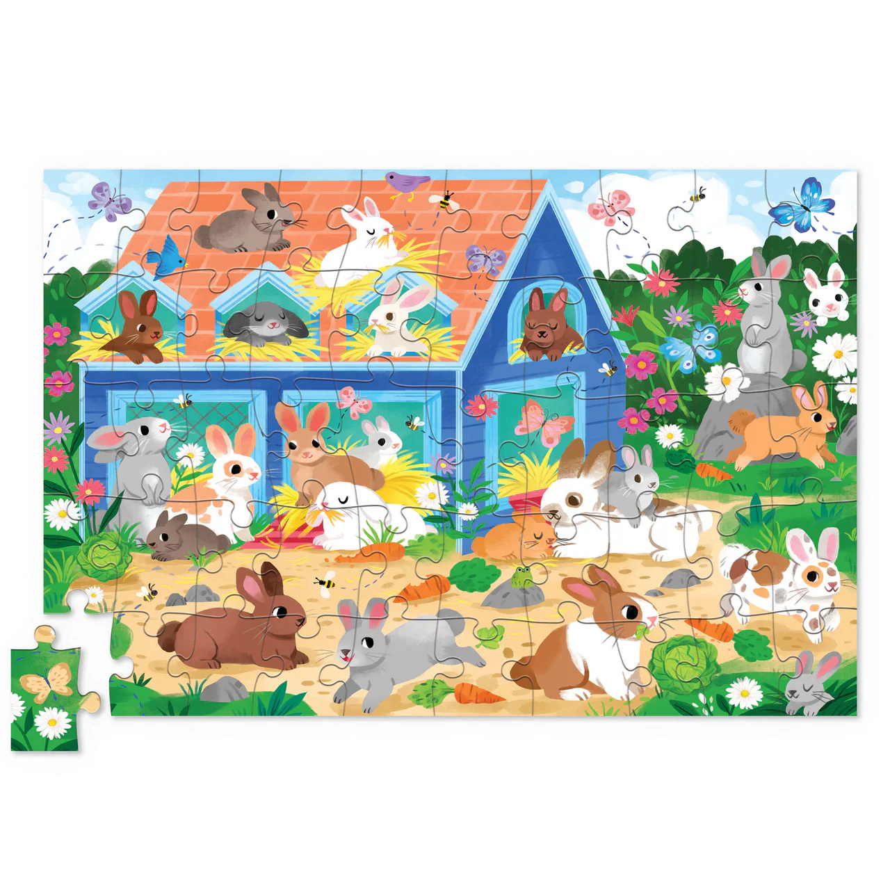 Flat House Puzzle 50 Piece - Bunny House - Image 3