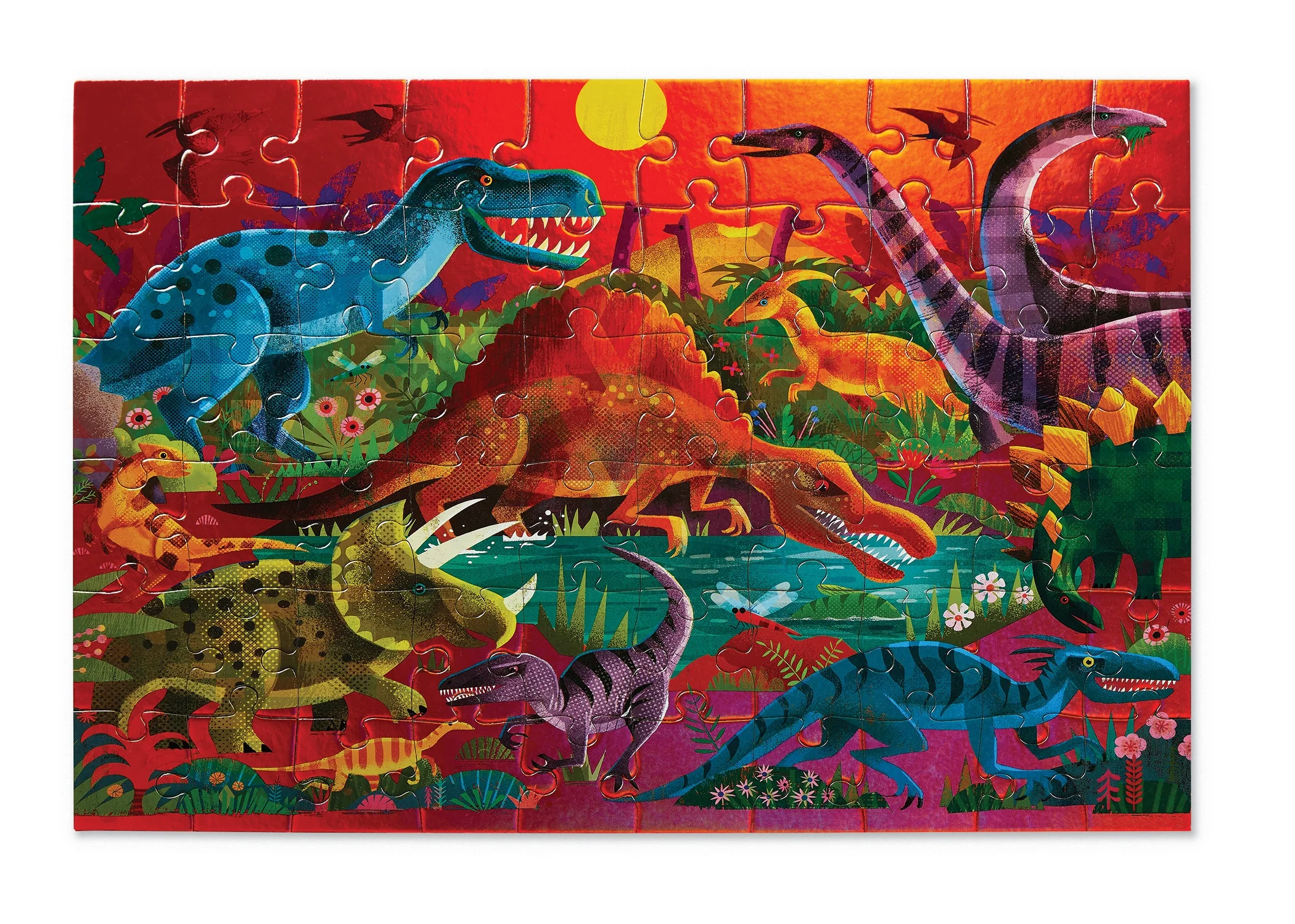 Foil Puzzle 60 Piece - Dazzling Dinos - Image 2
