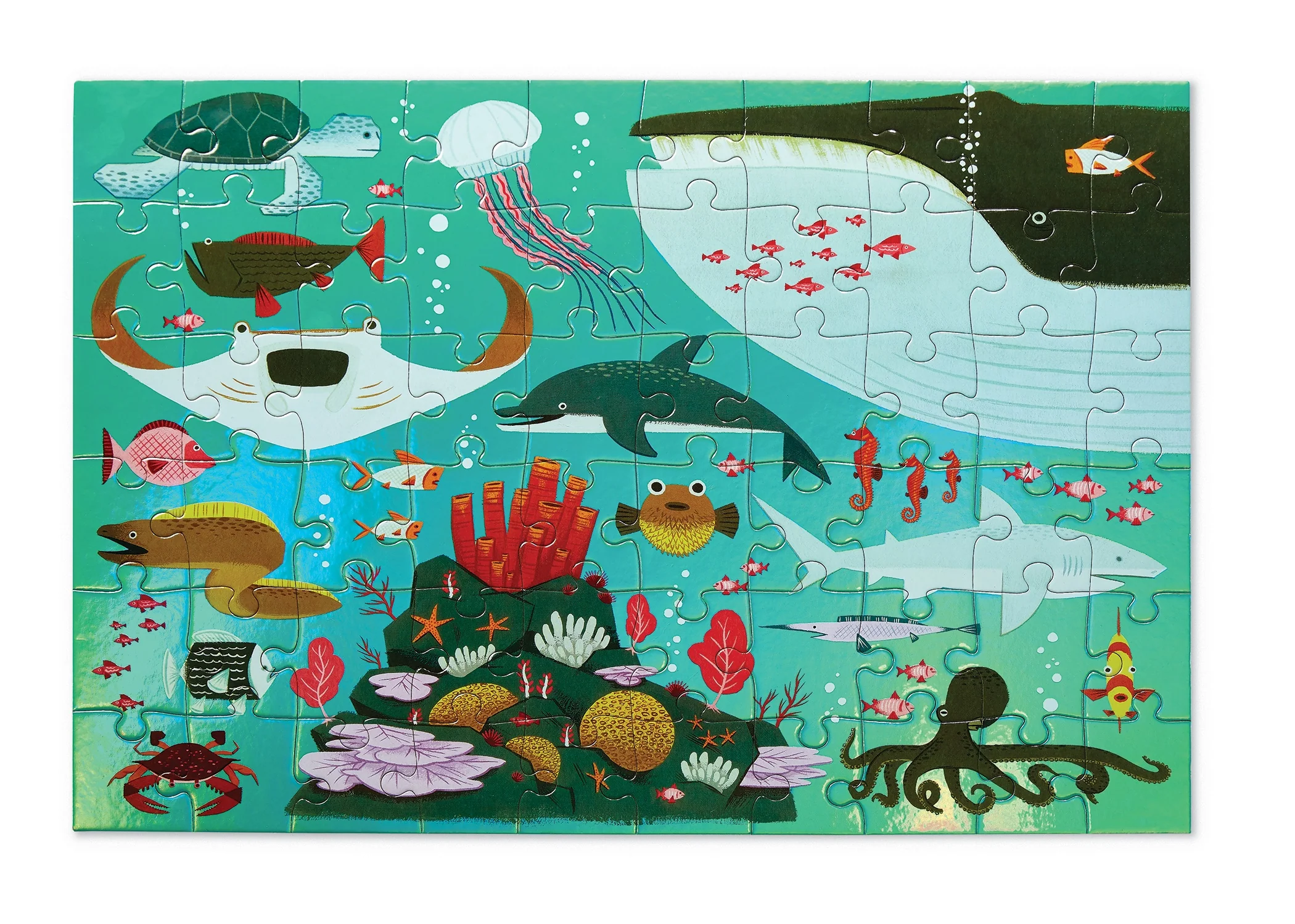 Foil Puzzle 60 Piece - Shimmering Sea - Image 2