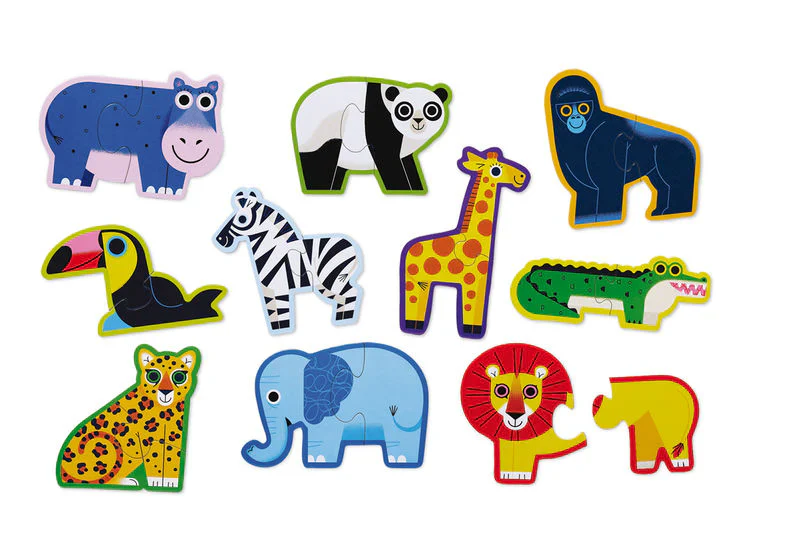 Lets Begin 2 Piece Puzzle - Jungle - Image 5