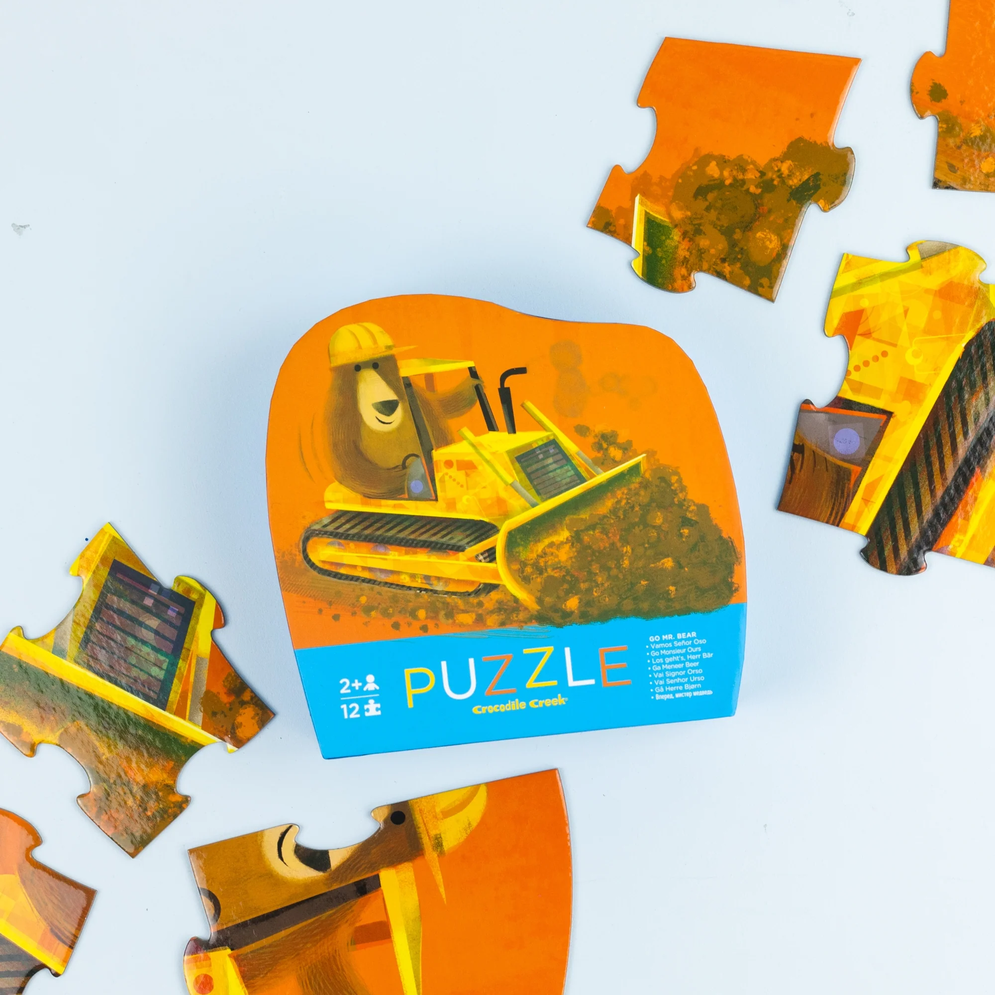 Mini Puzzle 12 Piece - Go Mister Bear - Image 2