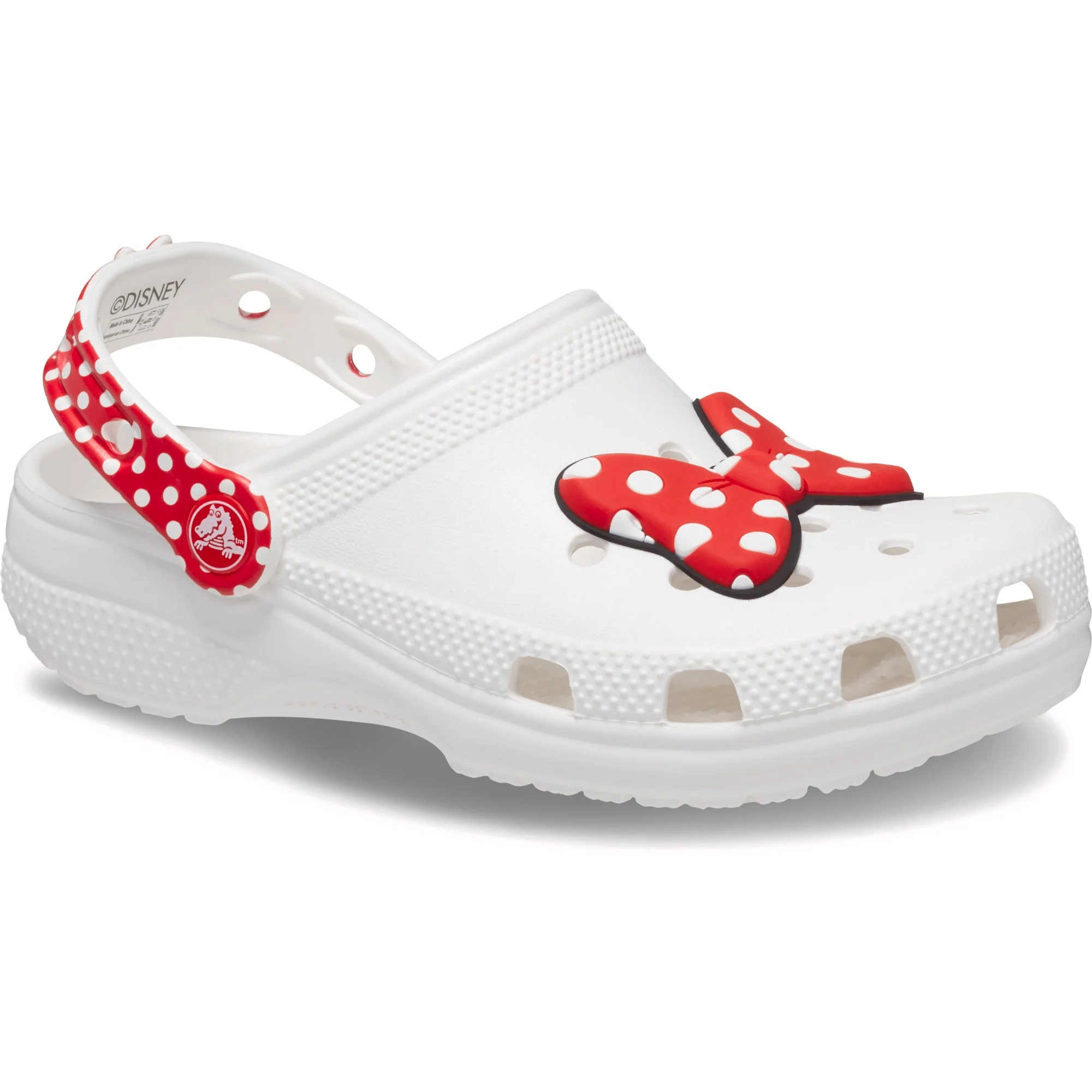 Crocs Disney Minnie Mouse Classic Clog - White/Red - Image 4