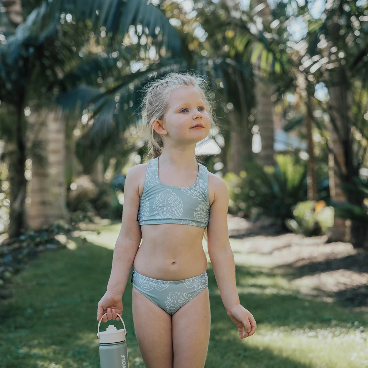 Crywolf Bikini - Jade Monstera - Image 2