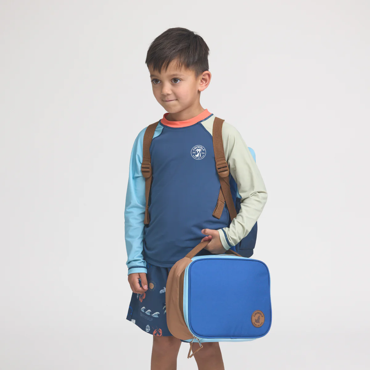 Everyday Lunch Bag - Deep Sea Colourblock - Image 3