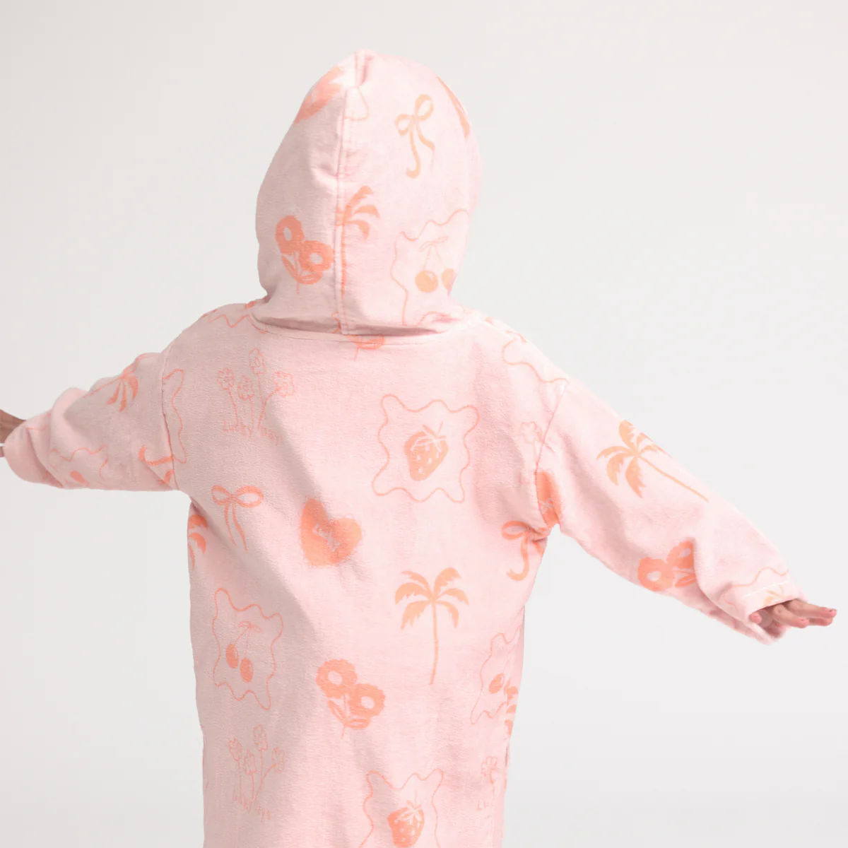 Everywhere Zip-Up Towel - Pink - Image 5