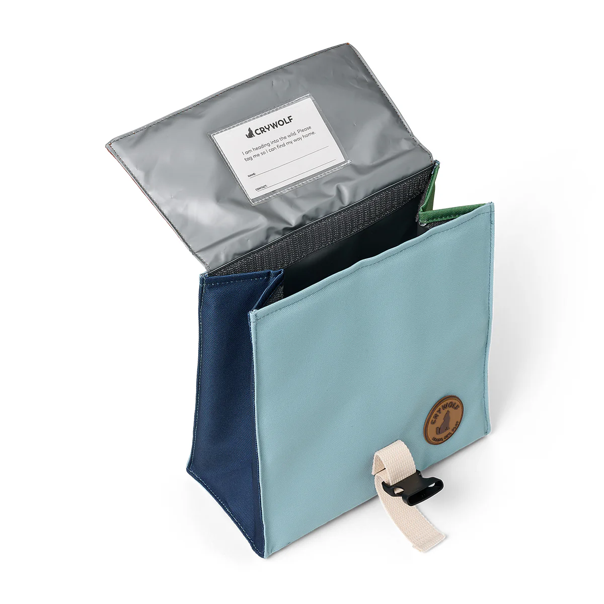 Insulated Lunch Bag - Ocean Colour Block - Image 2