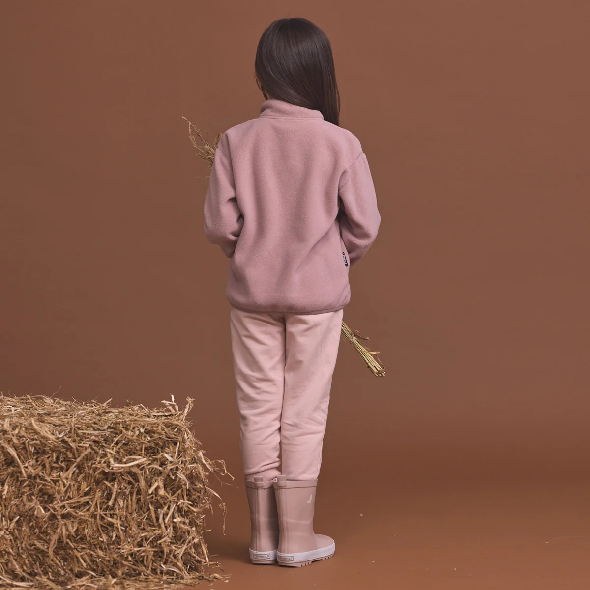 Lightweight Fleece Pink Rose - Image 4