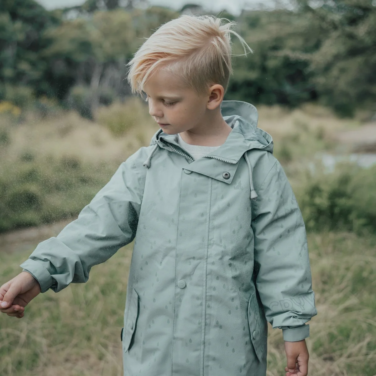 Crywolf Magic Jacket - Moss Rain Drops - Image 4