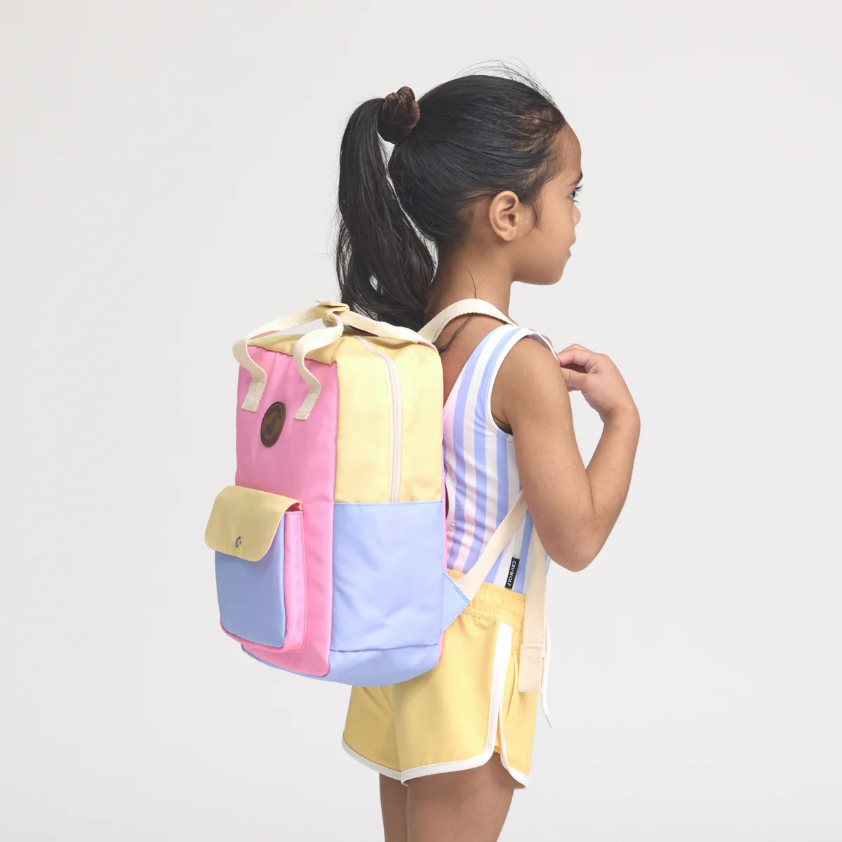 Mini Backpack - Pop Colourblock - Image 3