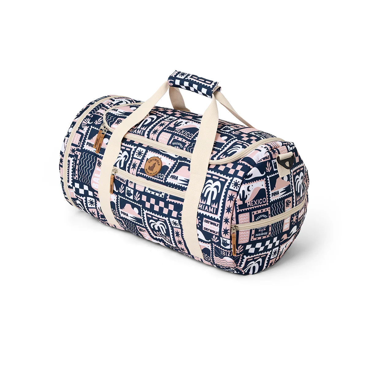 Packable Duffel Bag - Blush Postcards - Image 3
