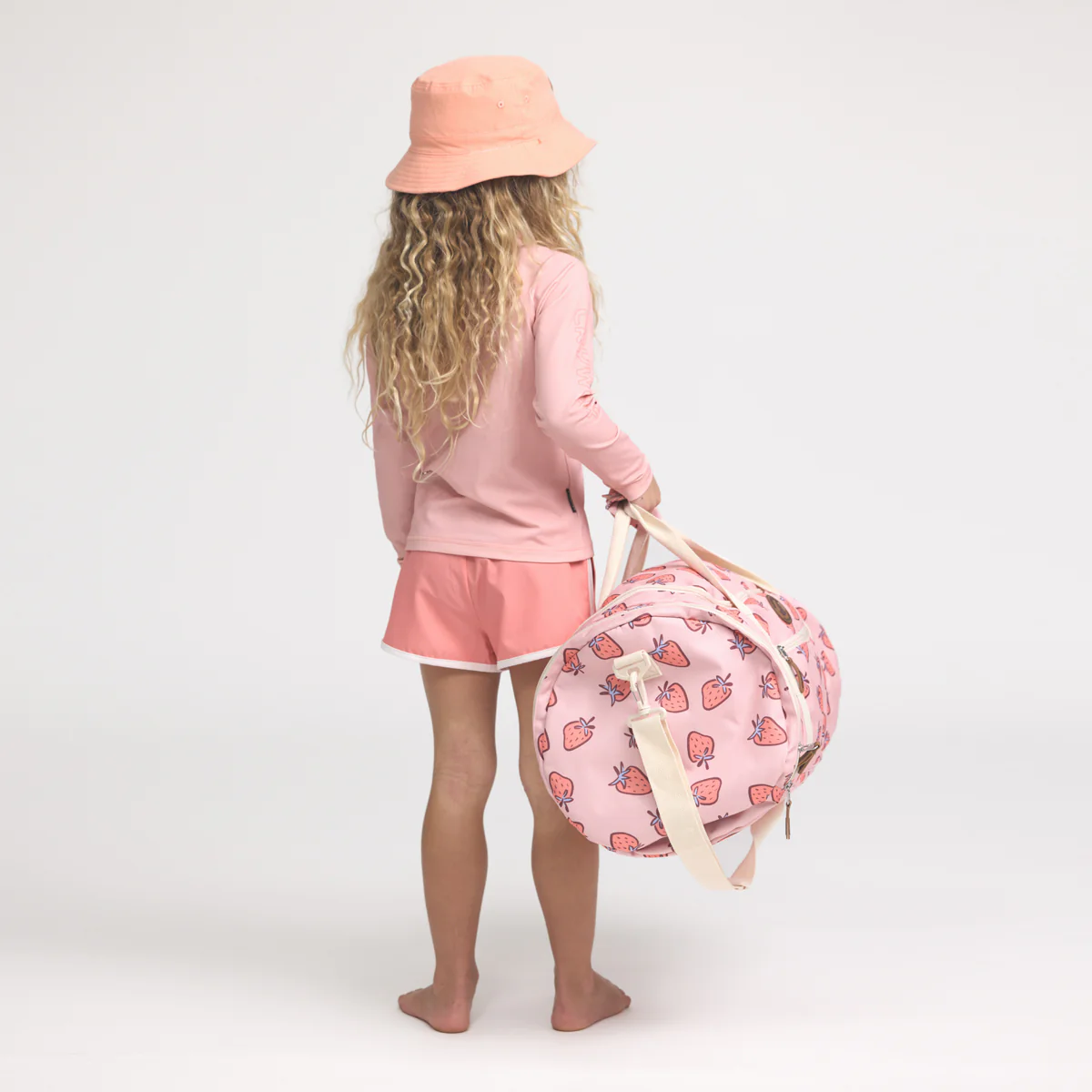 Packable Duffel Bag - Strawberry Splash - Image 3