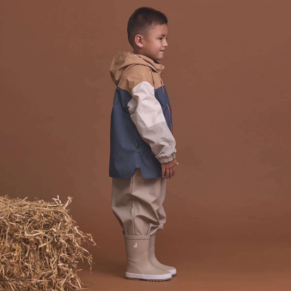 Packable Jacket Ash Colourblock - Image 4