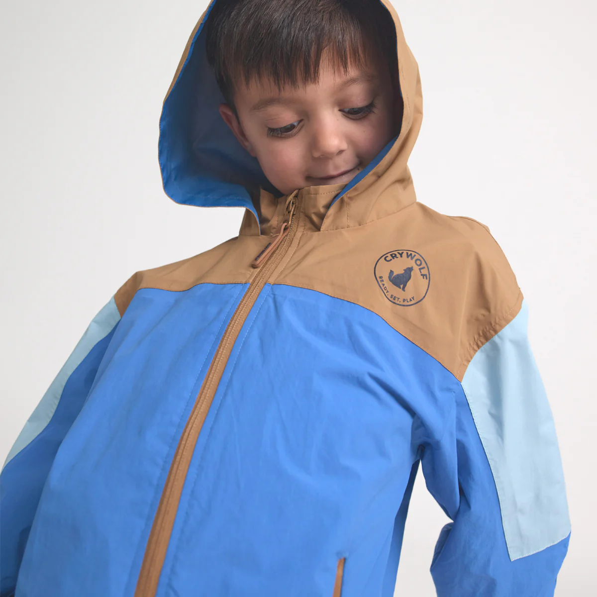 Packable Jacket - Ocean Colourblock - Image 2