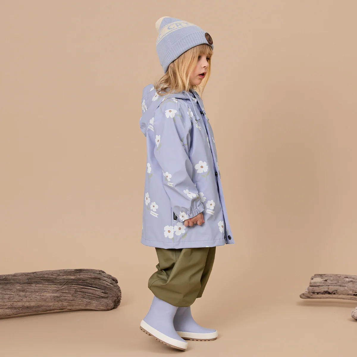 Play Jacket - Floral - Periwinkle - Image 5