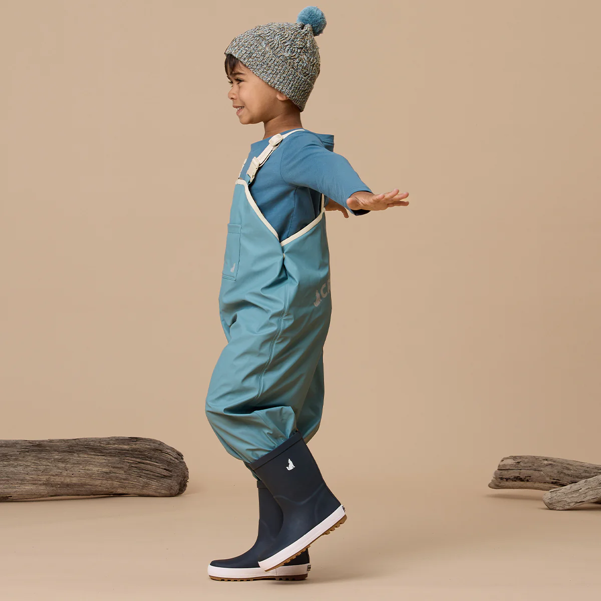 Rain Overalls - Stone Blue - Image 4