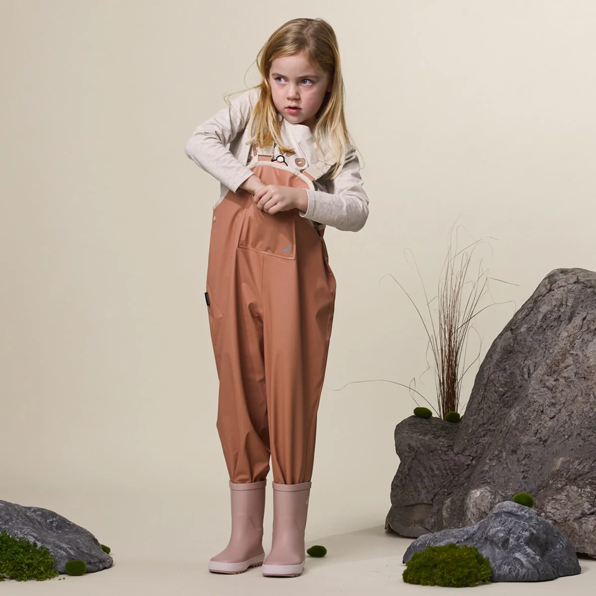 Crywolf Rain Overalls - Terracotta - Image 6