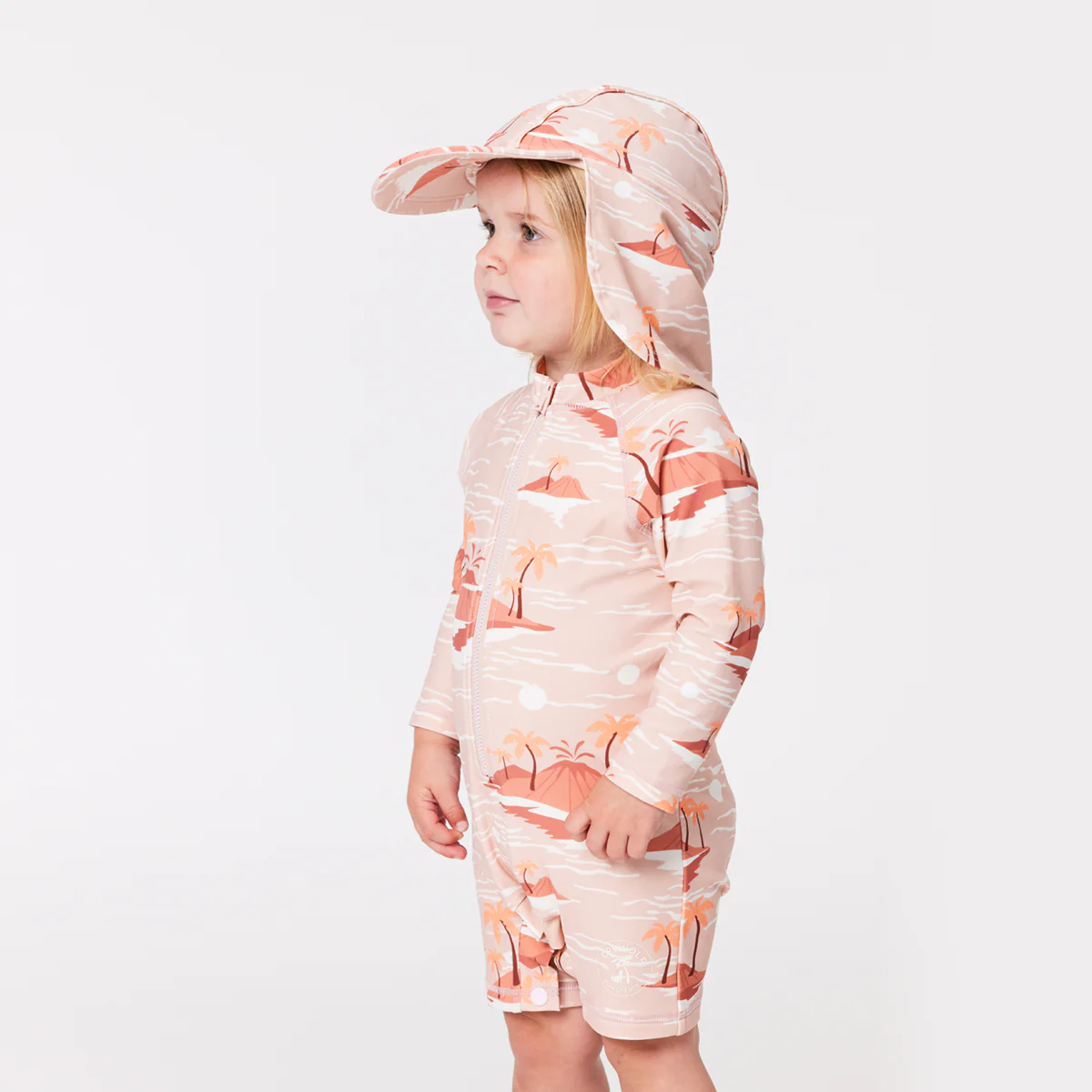 Crywolf Rash Suit - Sunset Lost Island - Image 4