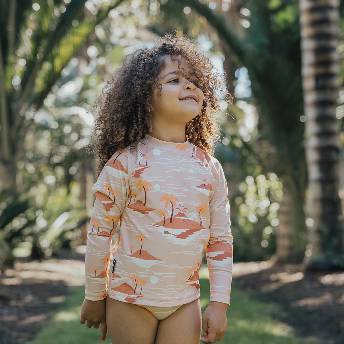 Crywolf Rash Vest - Sunset Lost Island - Image 2