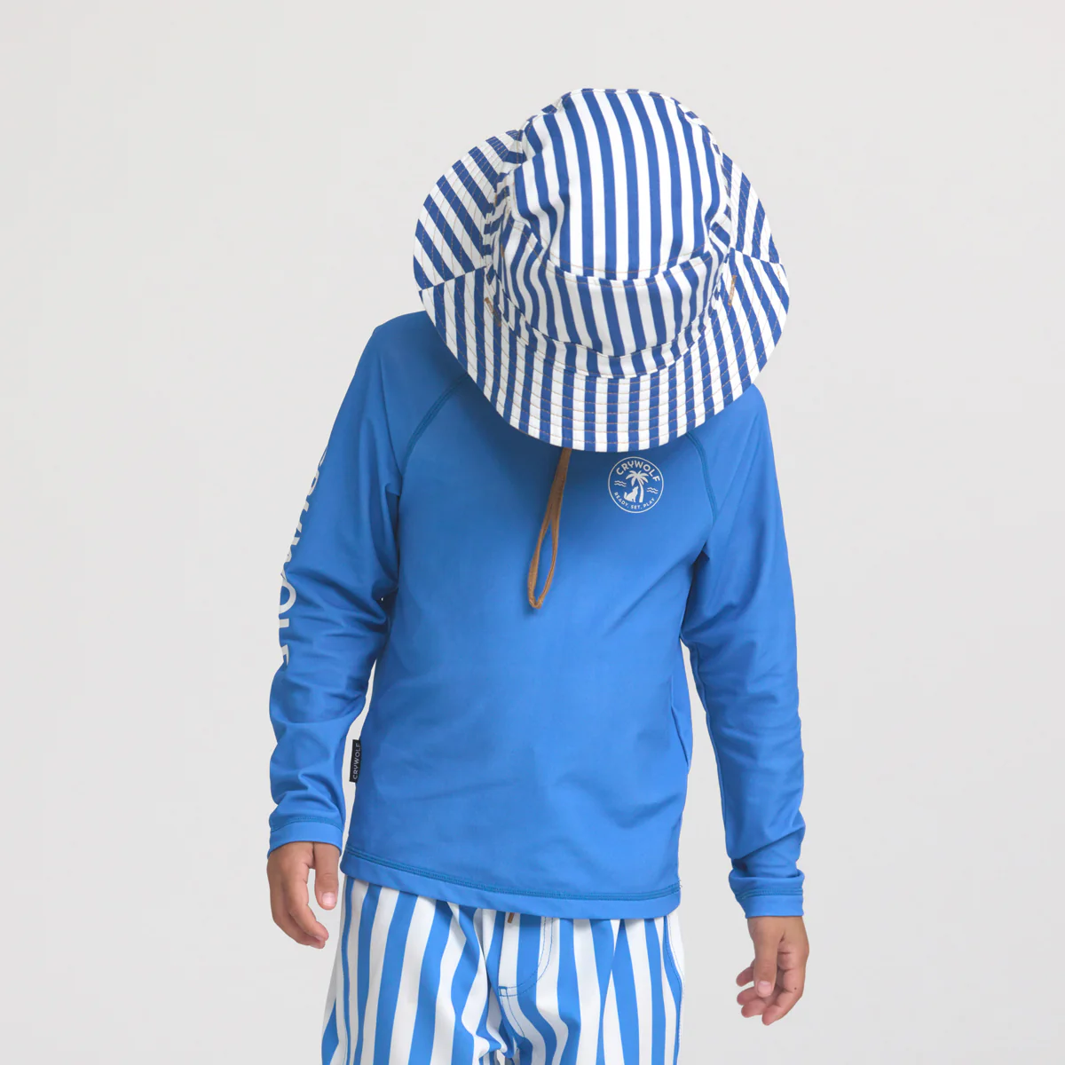 Reversible Bucket Hat - Deep Sea Stripe - Image 5