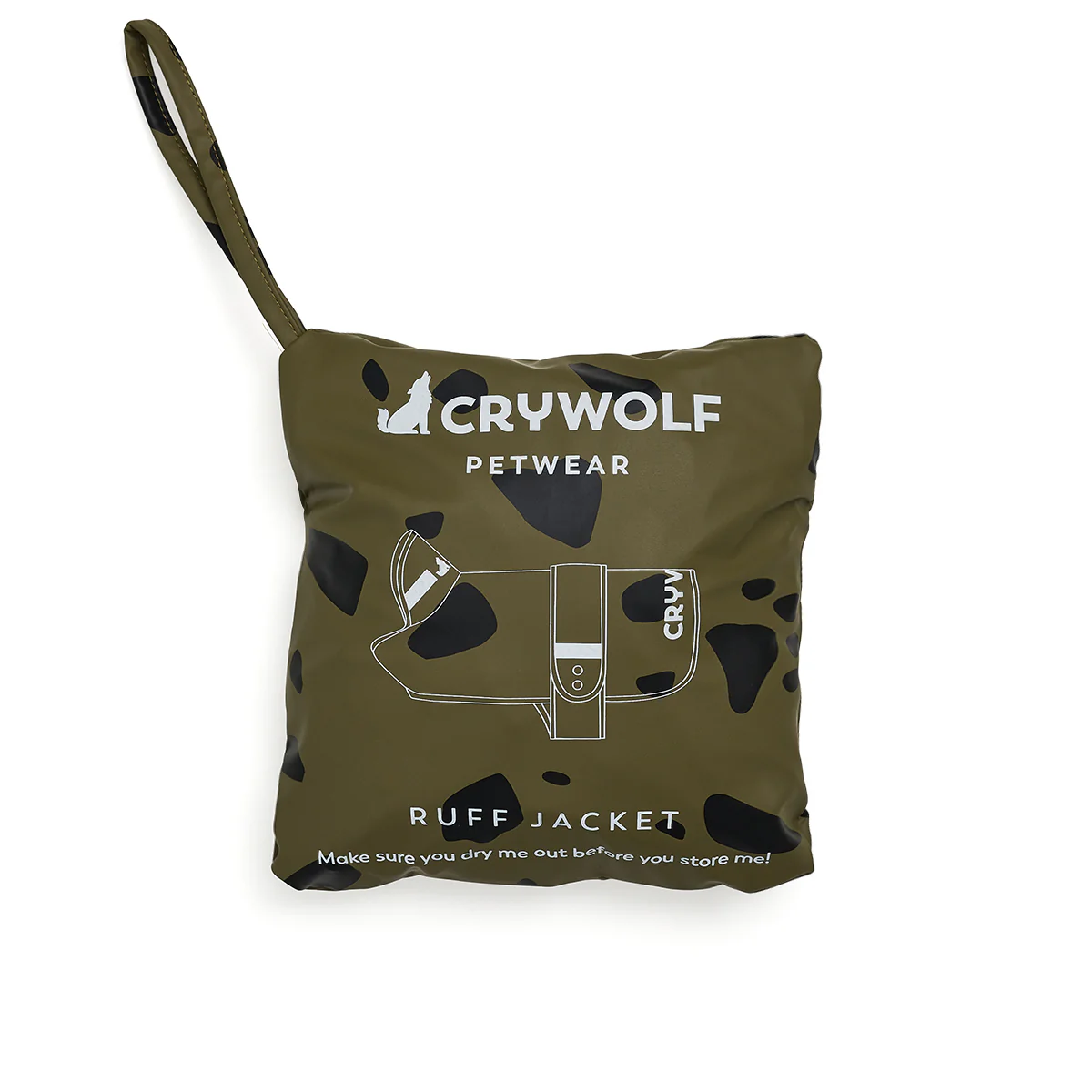 Crywolf Ruff Jacket - Khaki Stones - Image 3