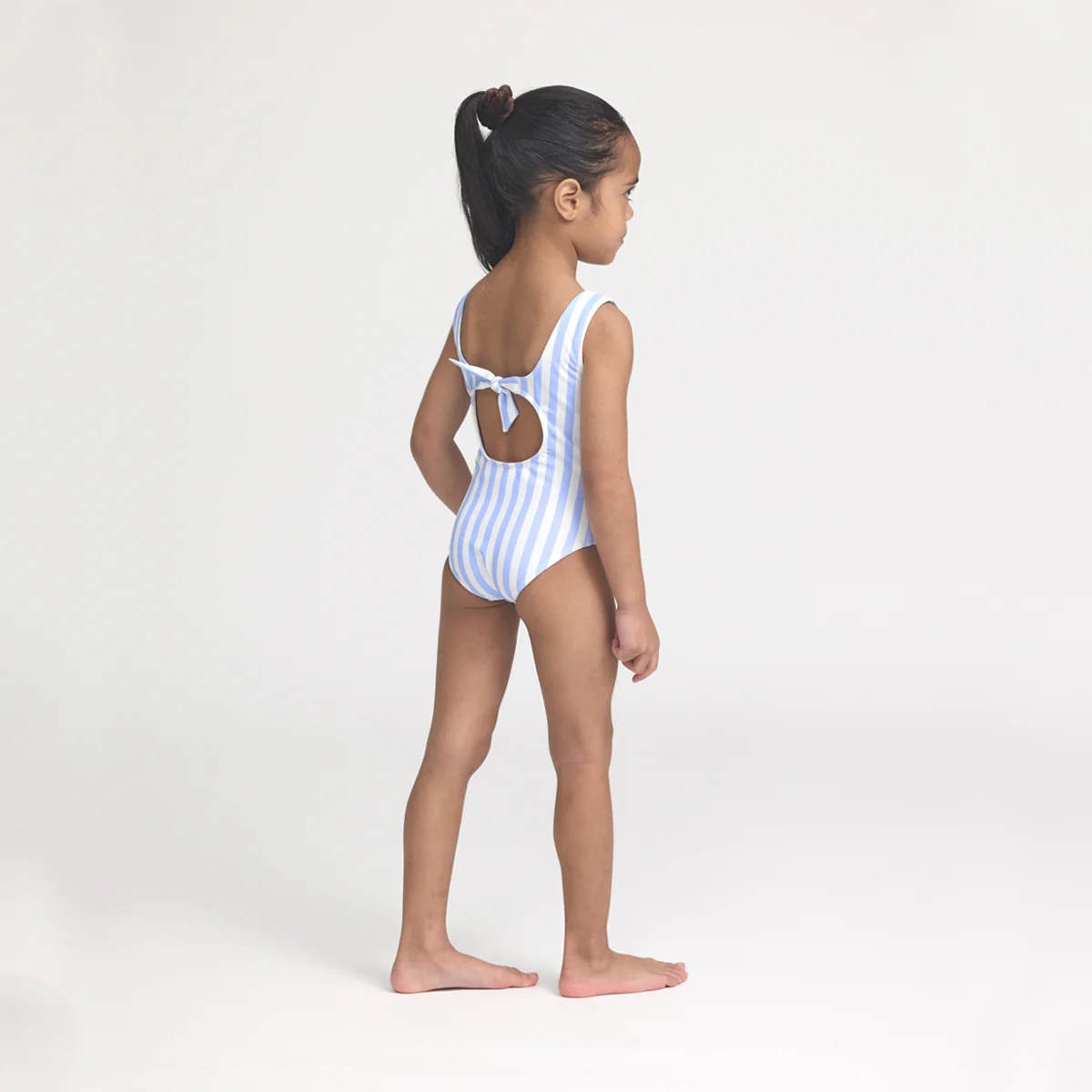 Swimsuit - Sky Blue Stripe - Image 7