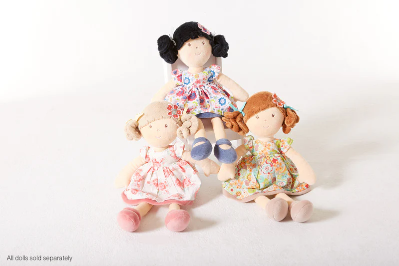 Lilac Flower Kid Doll with Black Hair - Image 5