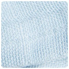 Dorothy Linen Bow Headband - Dusty Blue - Image 3