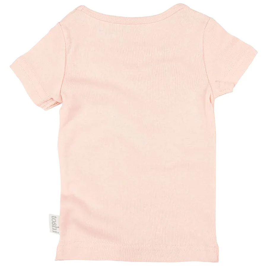 Toshi Organic Tee Short Sleeve - Blush - Image 3