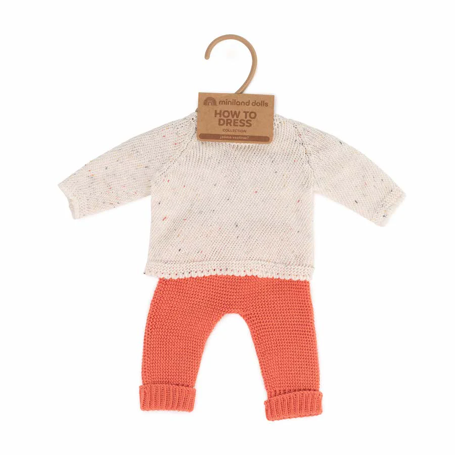Eco Knitted Sweater & Trousers - 38 cm - Image 3