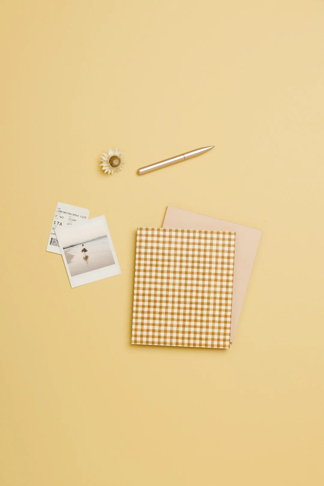 A5 Notebook | Spice Gingham | Lined - Image 2