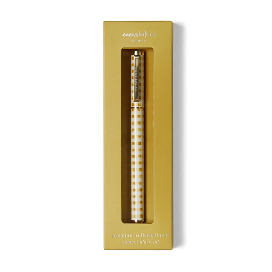 Pen | Mustard Gingham