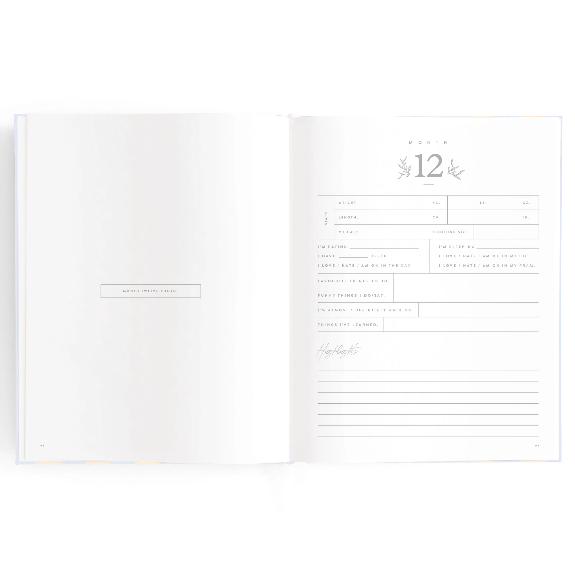 Baby Book - Cloud Stripe - Image 17