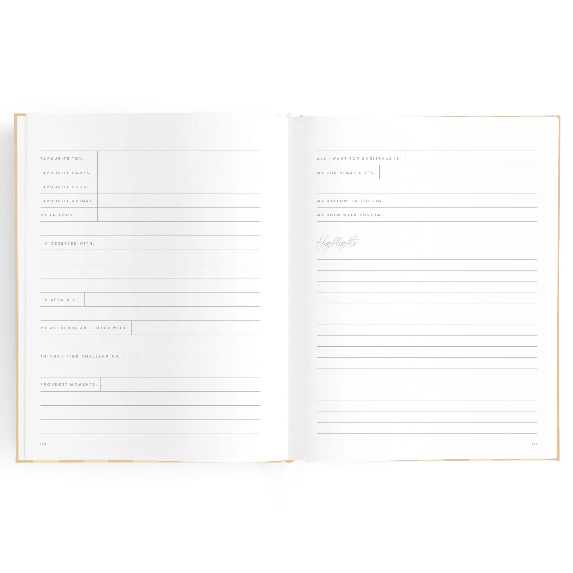 Baby Book - Coffee Stripe - Image 22