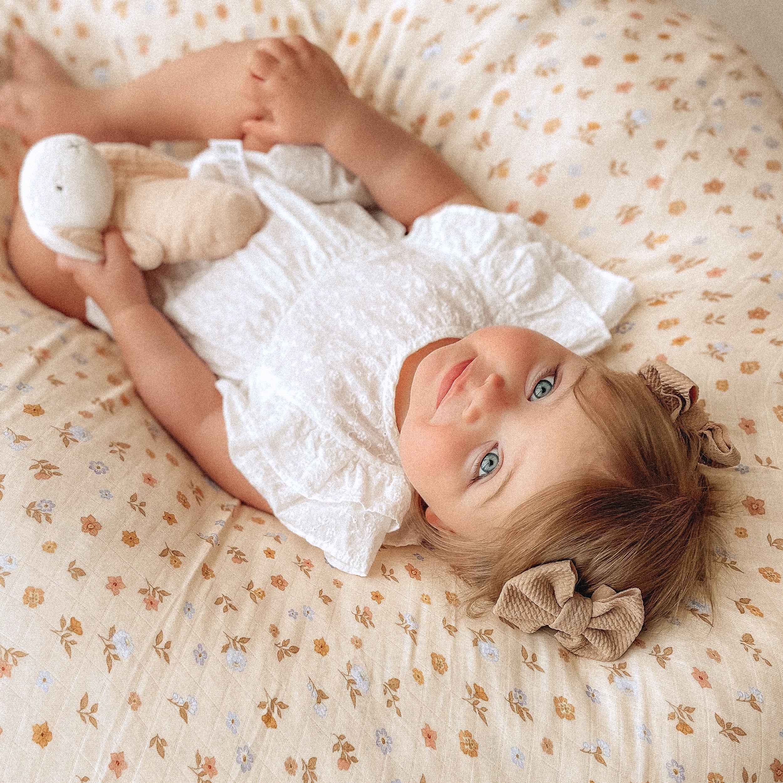 Organic Muslin Wrap - Meadow - Image 4