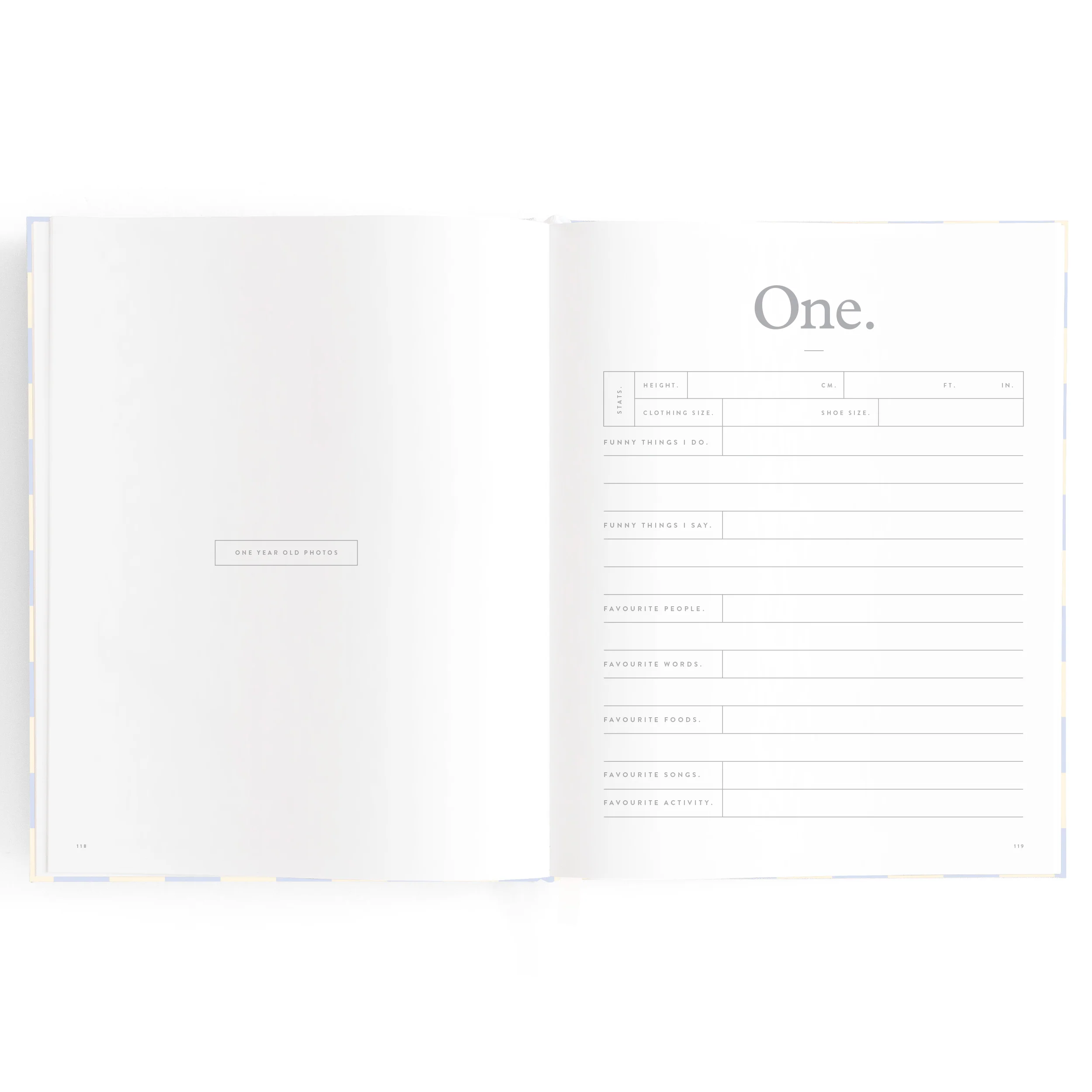 Baby Book - Blue Check - Image 24
