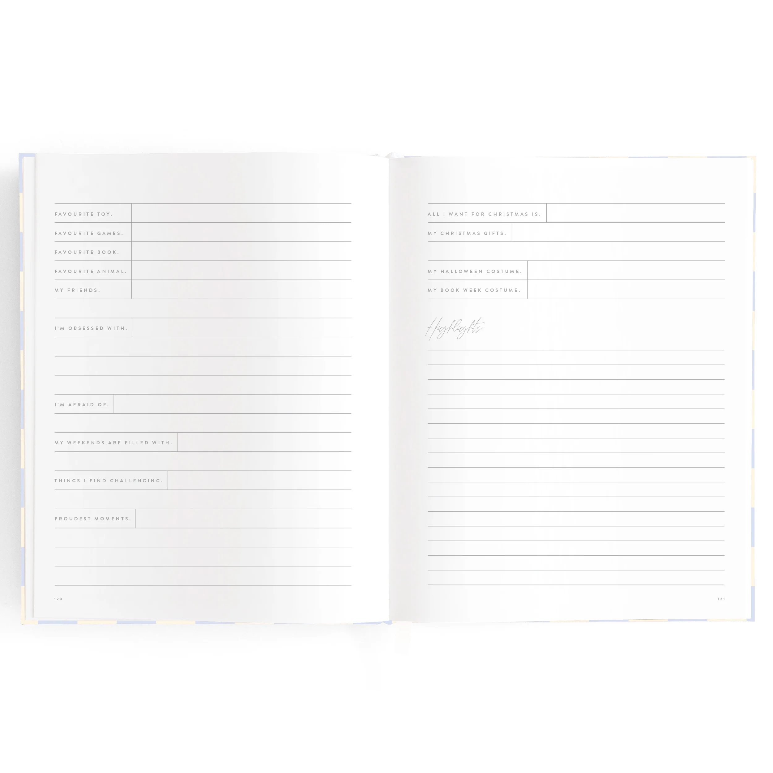 Baby Book - Blue Check - Image 25