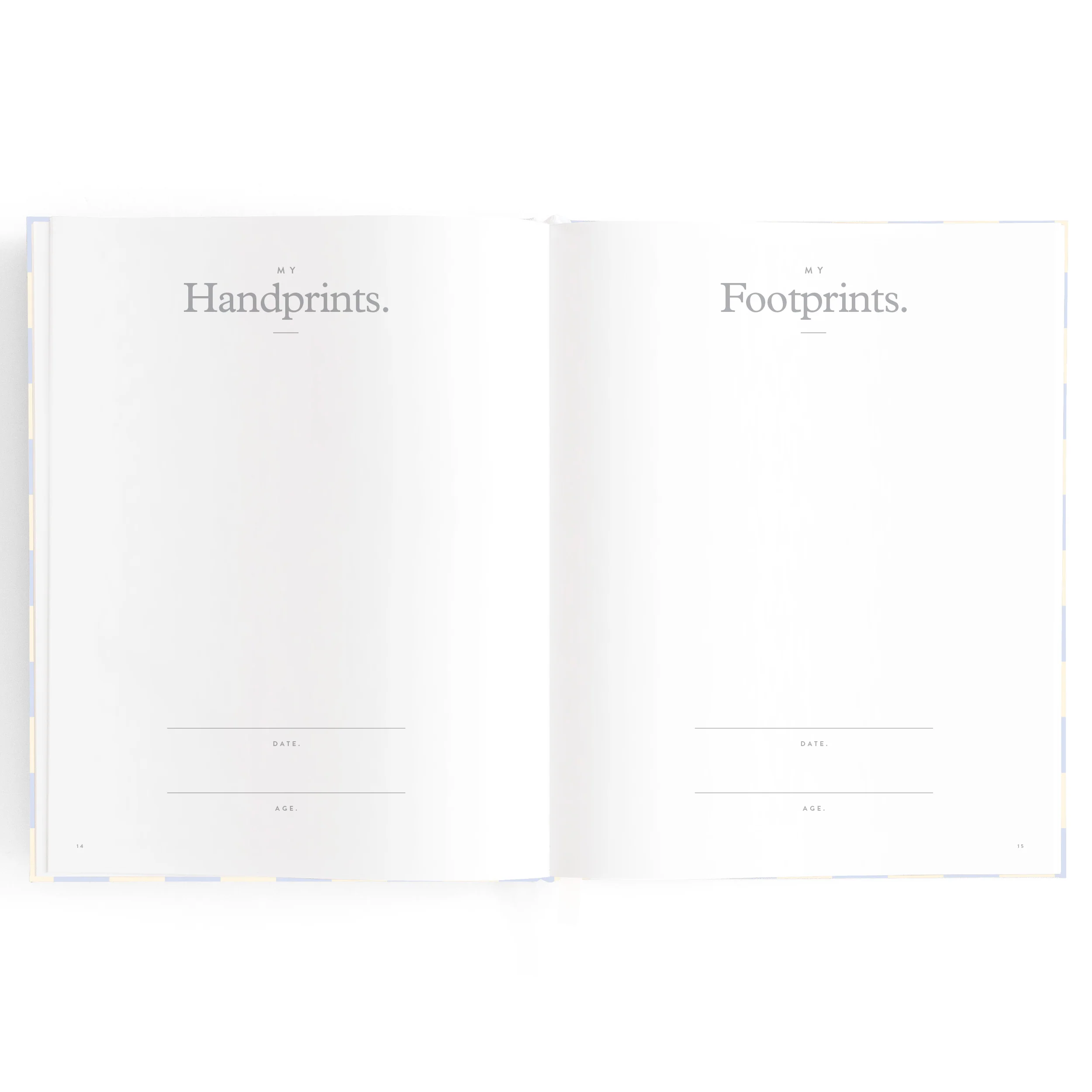 Baby Book - Blue Check (Boxed) - Image 10