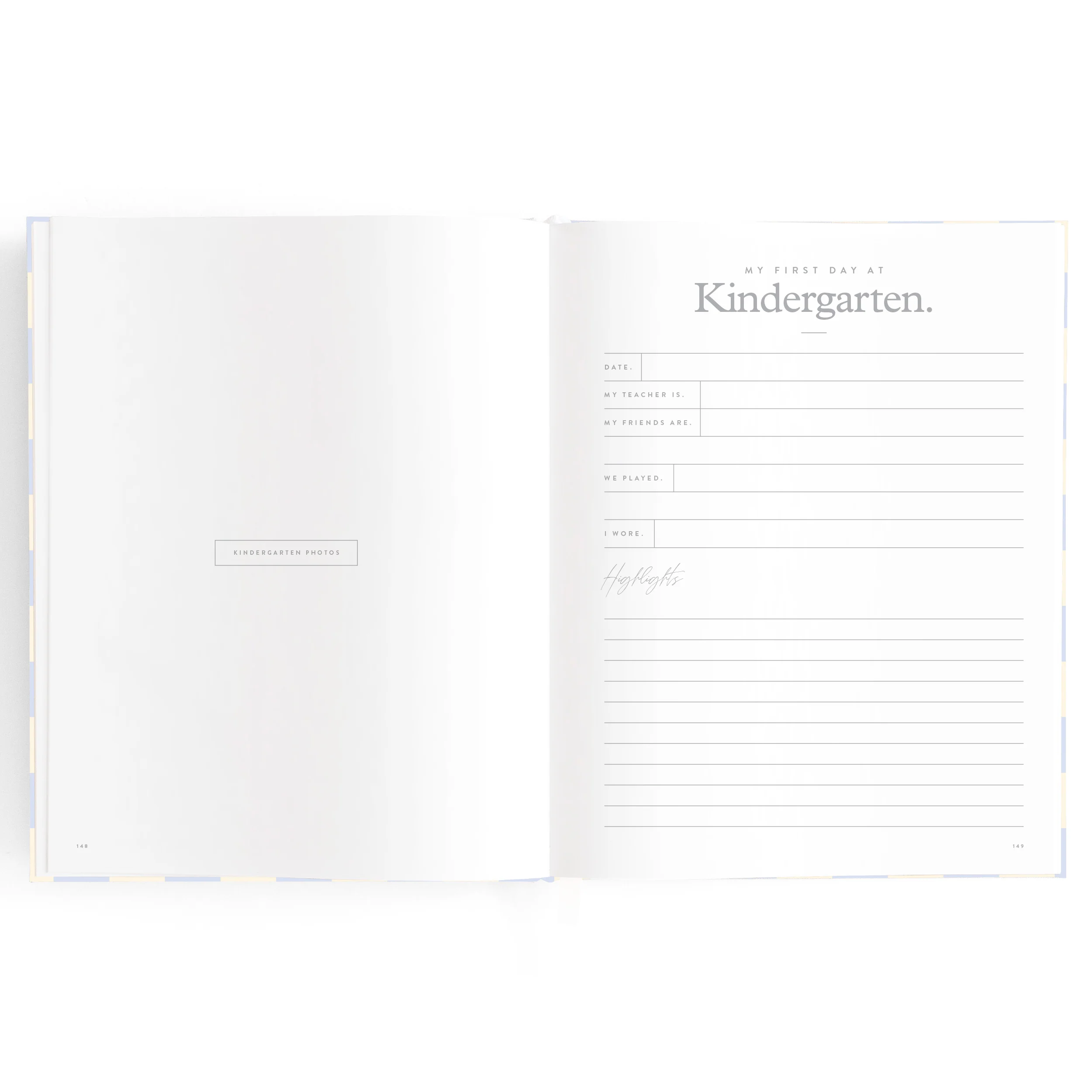 Baby Book - Blue Check (Boxed) - Image 28