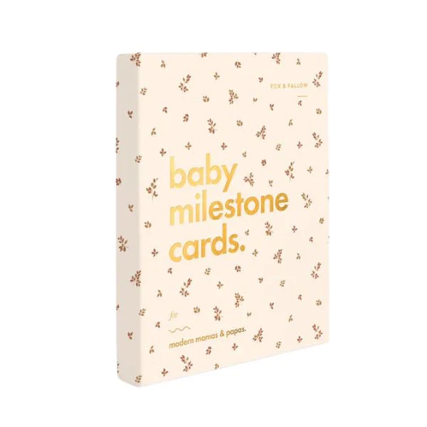 Baby Milestone Cards - Broderie