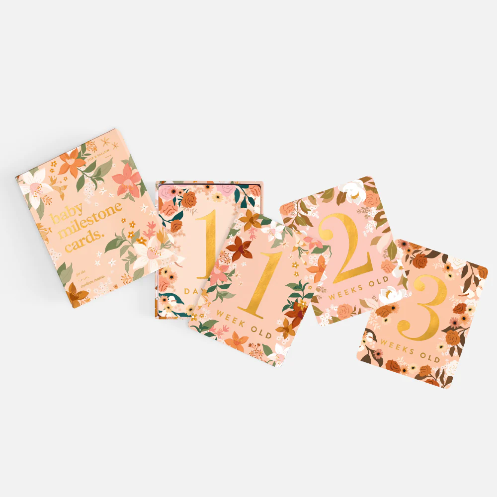 Baby Milestone Cards - Floral - Image 6