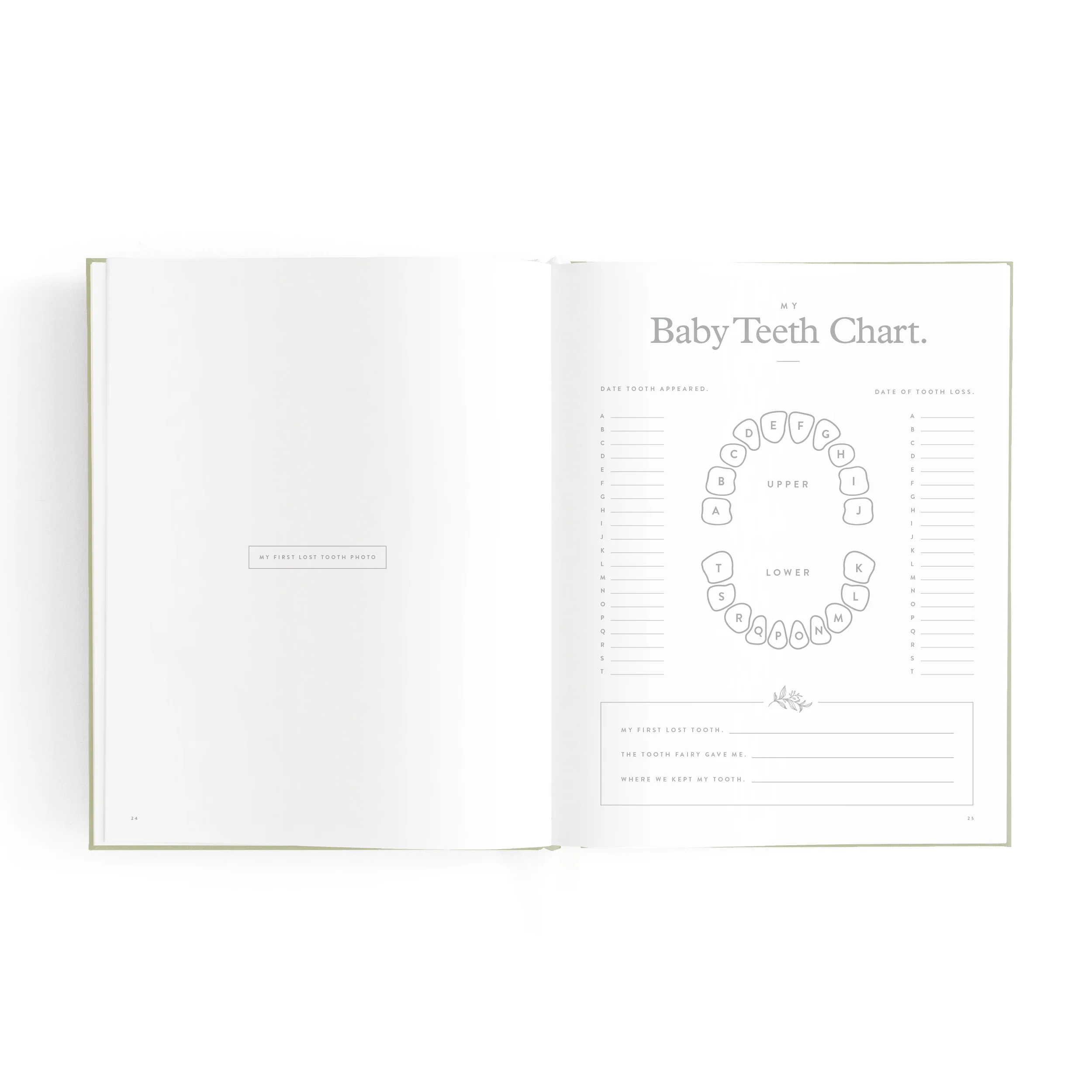 Mini Baby Book - Sage - Image 14