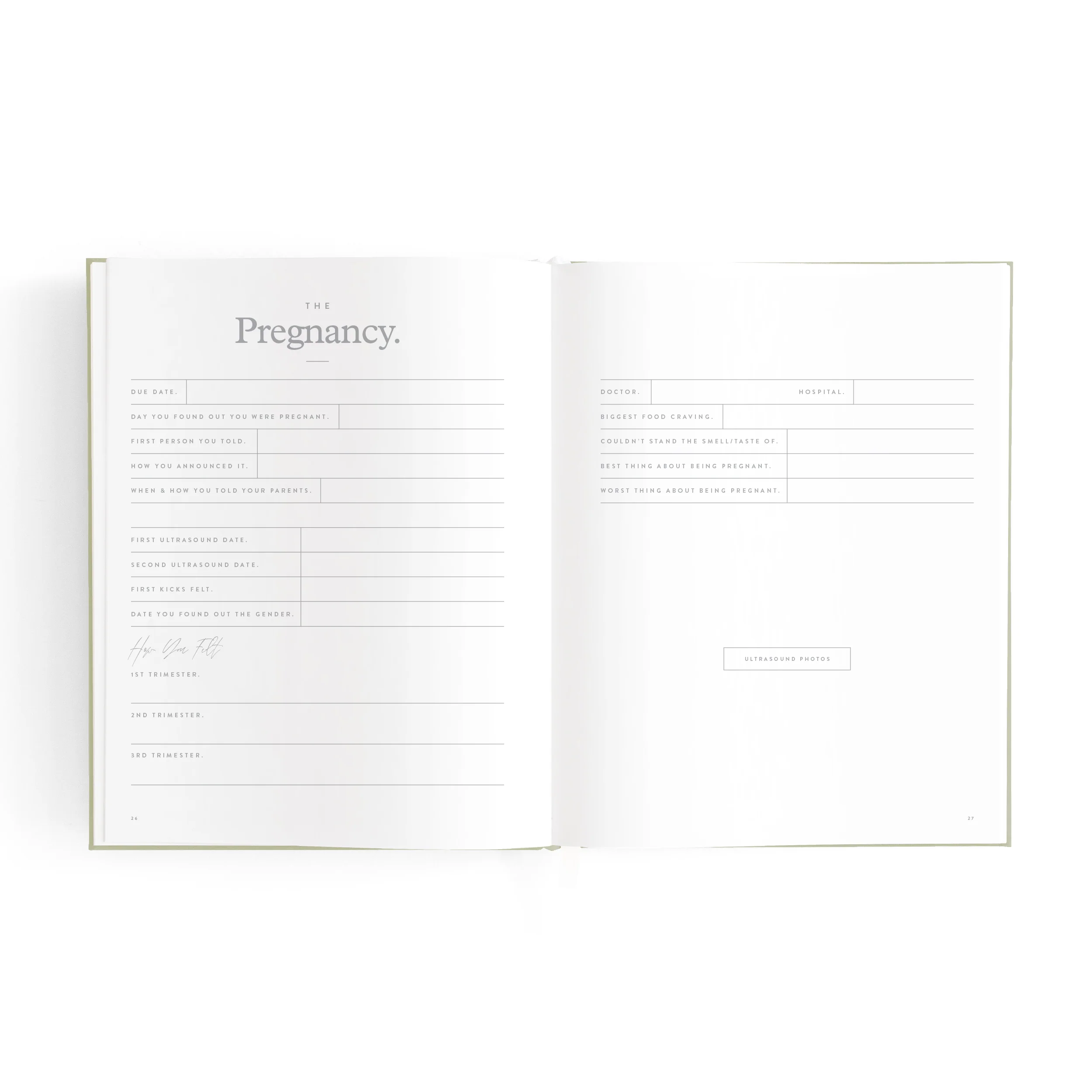 Mini Baby Book - Sage - Image 15