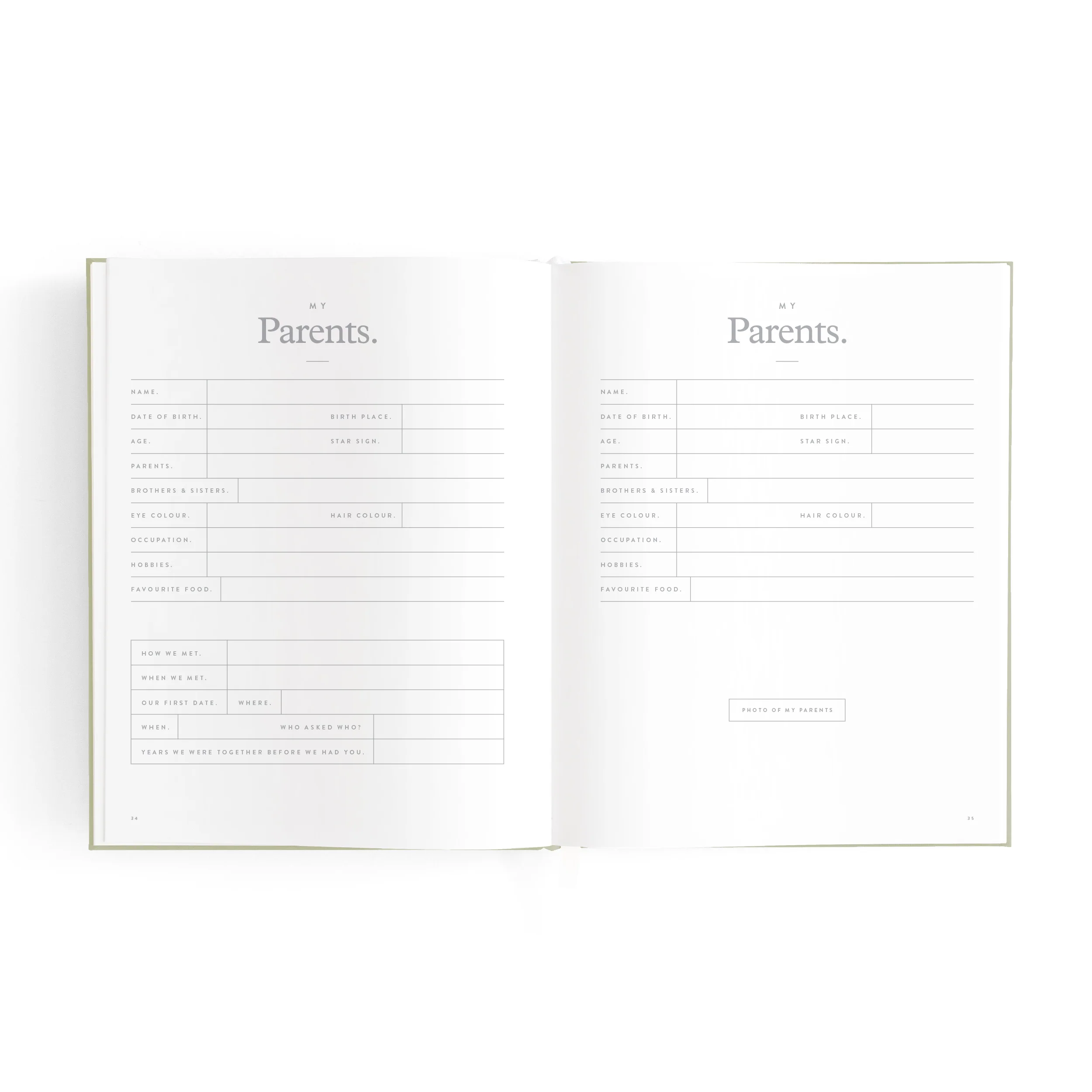 Mini Baby Book - Sage - Image 17