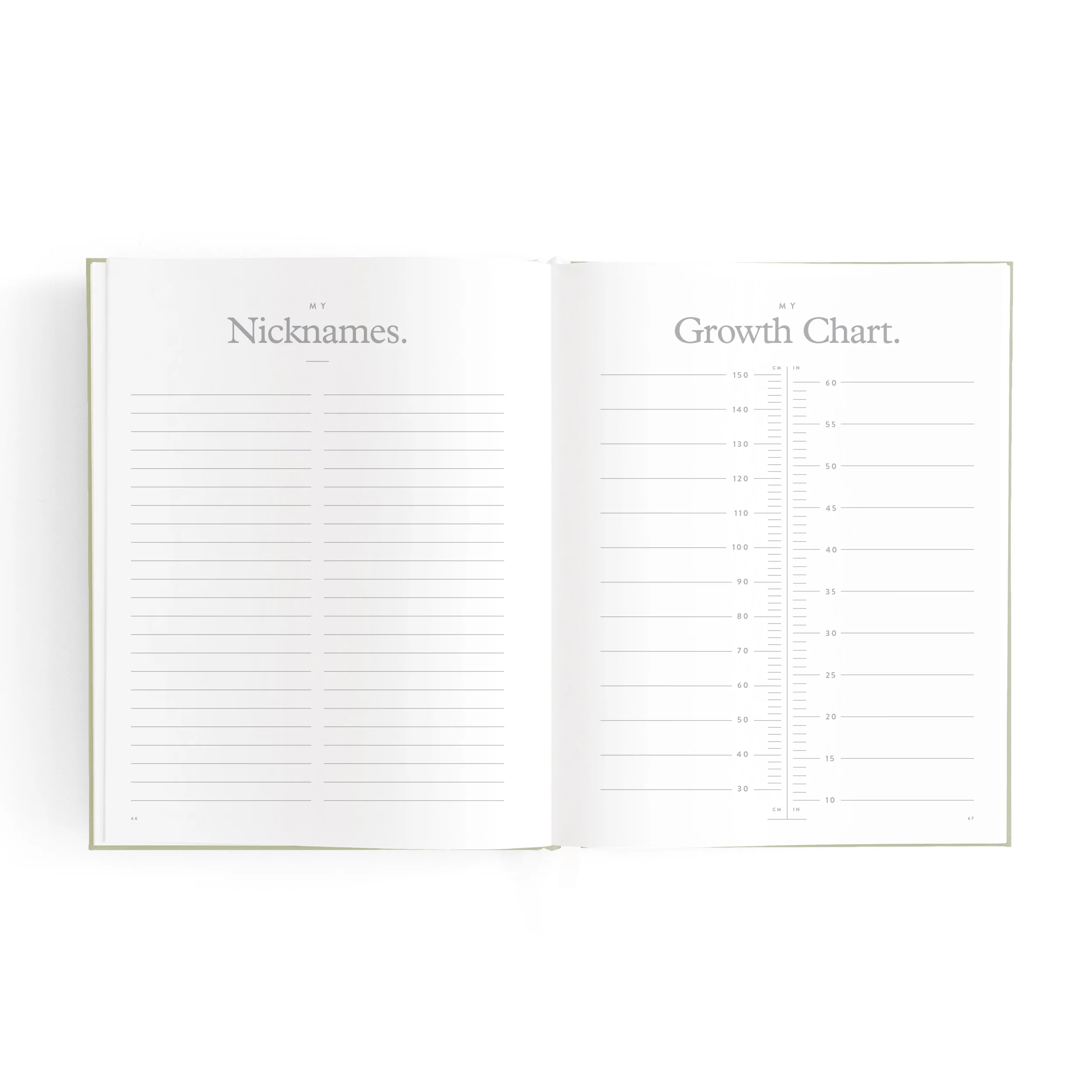 Mini Baby Book - Sage - Image 19