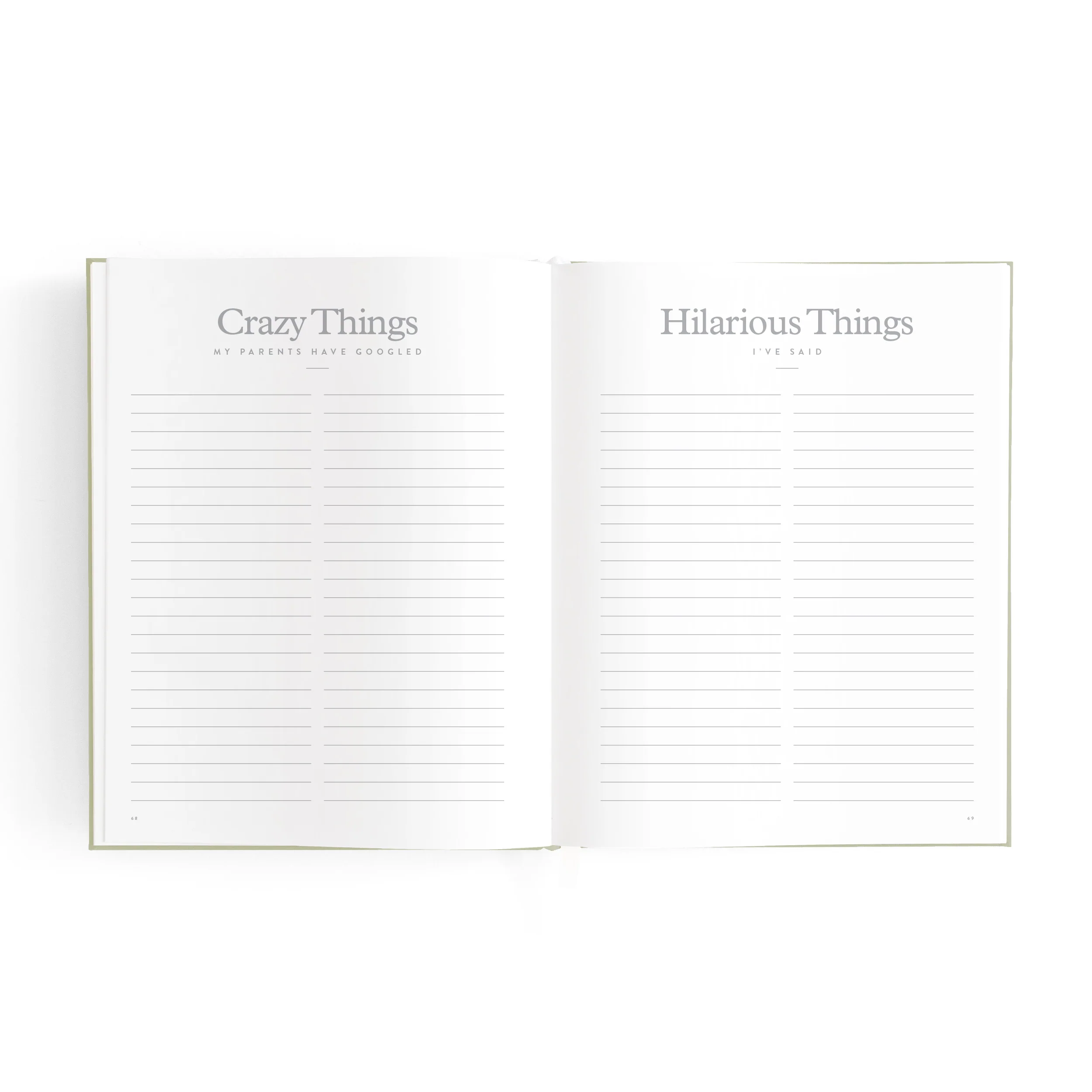 Mini Baby Book - Sage - Image 20