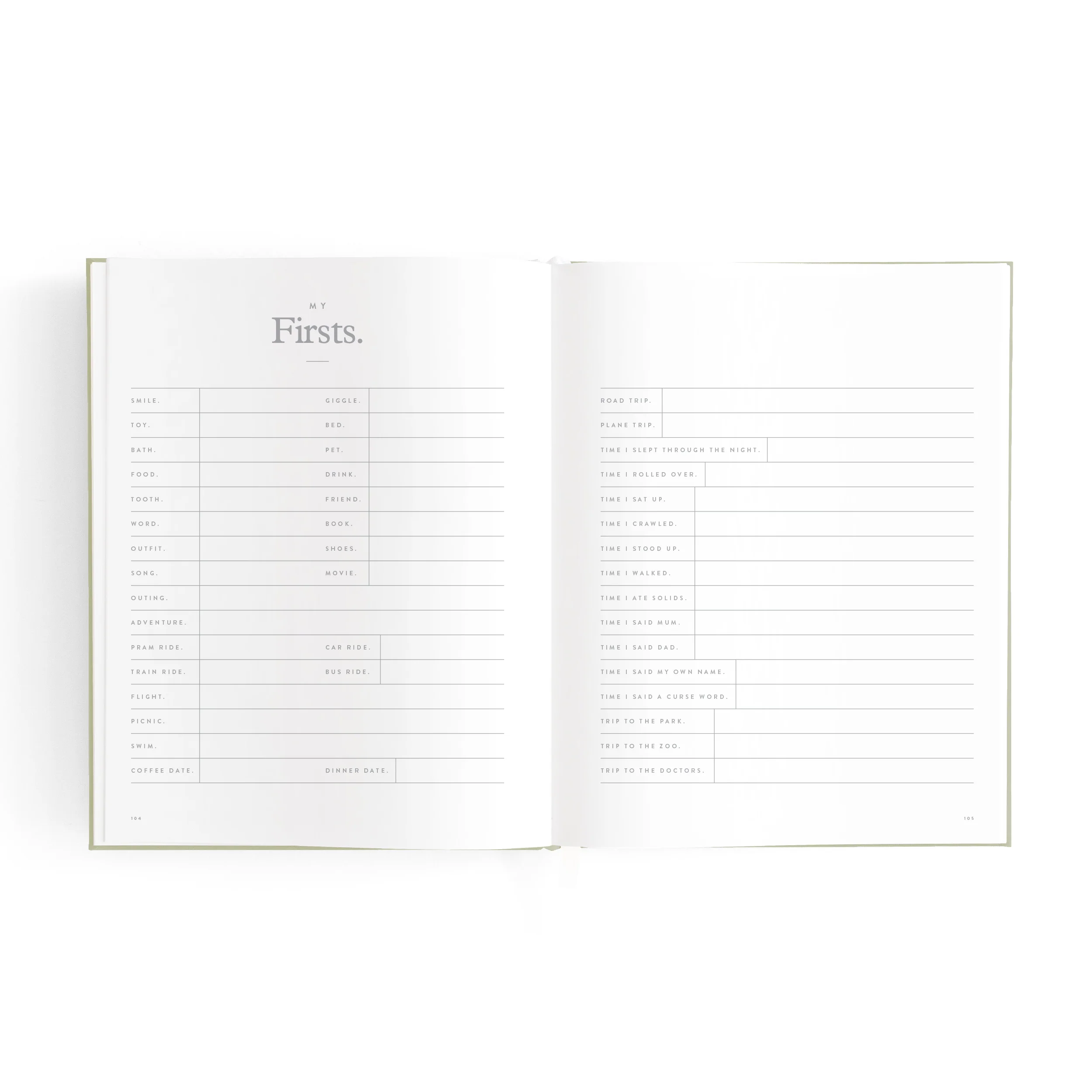 Mini Baby Book - Sage - Image 23
