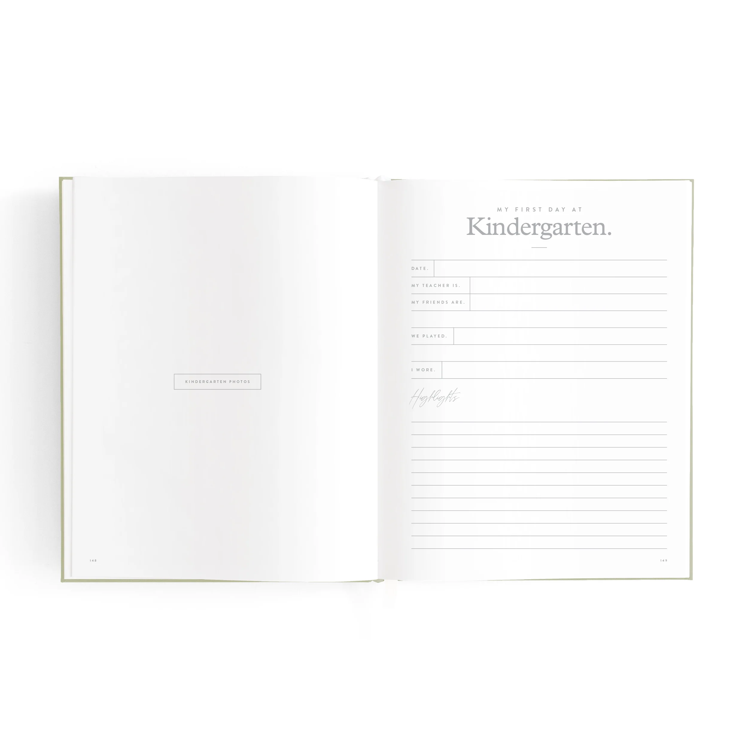 Mini Baby Book - Sage - Image 27