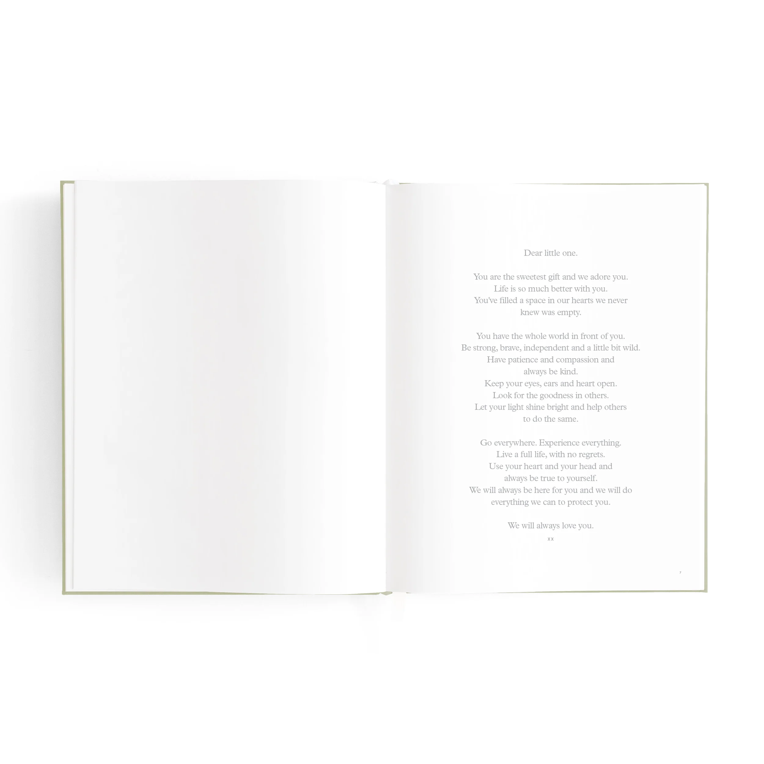 Mini Baby Book - Sage - Image 6