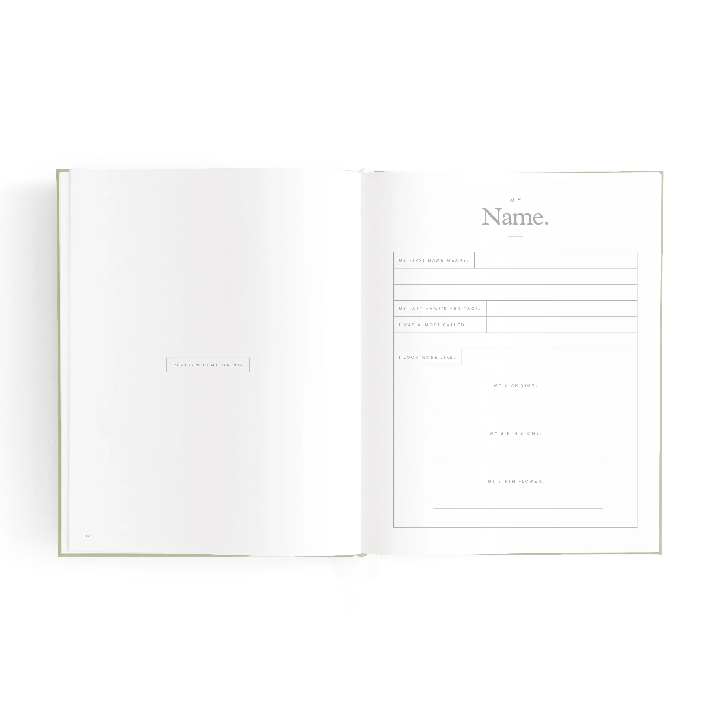 Mini Baby Book - Sage - Image 8