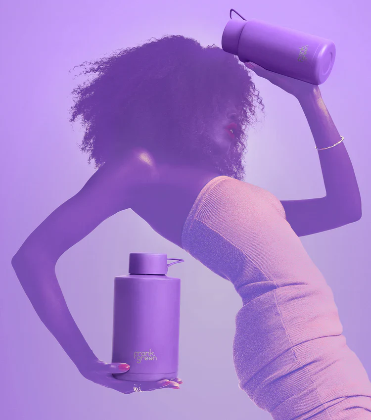 Drink Bottle 1L - Cosmic Purple - Image 2
